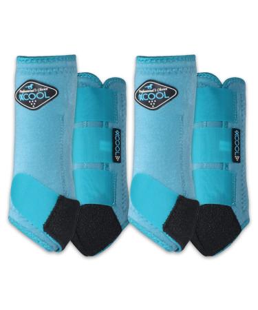 Professional's Choice 2XCOOL Sport Medical Boots 4-Pack L Turquoise