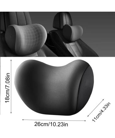 Auto Neck Pillow - Soft Memory Cotton Car Headrest Cushion | Brown Car Accessories - Buy Online on SooperMarket.com