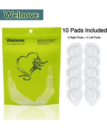 Welnove 10Pcs Metatarsal Pads - Anti-Slip Forefoot Cushions for Mortons Neuroma & Foot Pain - Buy Online on SooperMarket.com