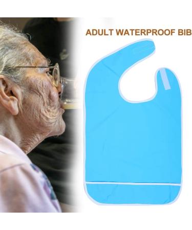 Portable Bib Adult Bib for the Elderly Patient Adult People Who Cannot Take Care of Themselves 18*14*2cm Sky Blue 45*65cm - Buy Online on SooperMarket.com
