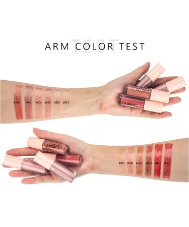6Pcs Liquid Lipstick Makeup Set - Long Lasting, Waterproof, Hydrating Lip Gloss Gift for Women - Buy Online on SooperMarket.com