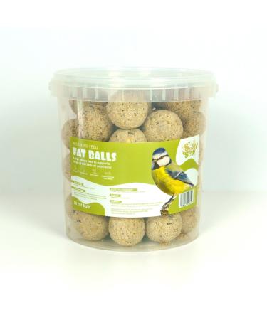 The Suet Shop Wild Bird Food Standard Suet Fat Balls High in Energy & Protein 80g x 50