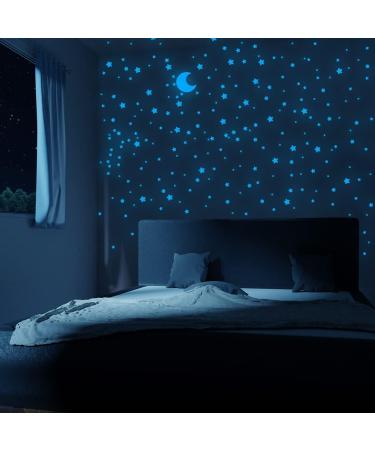 Glow Ceiling Stars Blue - Kids Bedroom Decor Wall Stickers - Buy Online on SooperMarket.com
