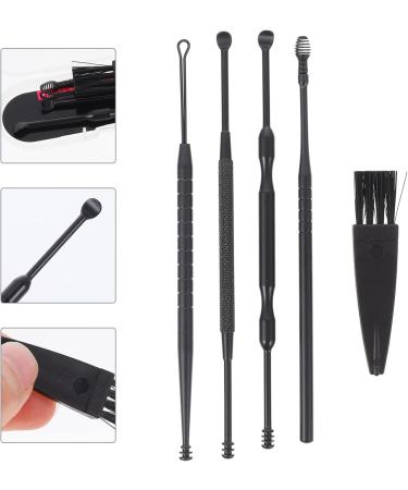 Spring Ear Pick Kit - Double-Headed Steel Removers for Wax Removal - Portable Spiral Massage Tool for Home Use - Buy Online on SooperMarket.com