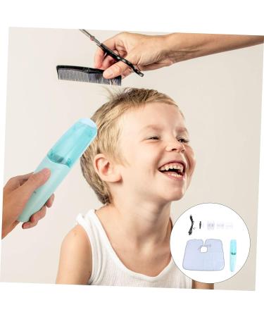 Kisangel Electric Trimmer Set for Kids - Detachable Clippers with Cordless Hair Trimmers, Combs, and Green Cape - Buy Online on SooperMarket.com