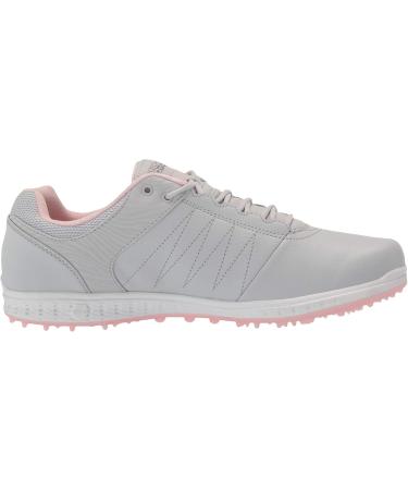 Skechers Women's Go Golf Pivot Spikeless Golf Shoe - 39.5 EU - Light Grey Pink | International Shipping Available - Buy Online on SooperMarket.com