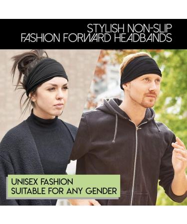 6 Pieces Sport Hair Accessories Unisex Spandex Dreadlocks Bands Elastic Long Hair Dreads Head Wraps Braids Bonnet Solid Colors Soft Headband For Men And Women - Buy Online on SooperMarket.com