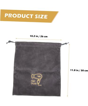 Baluue 4 Pcs Hair Dryer Bag Practical Storage Pouches Makeup Travel Bag Portable Blow Dryer Flannel - Buy Online on SooperMarket.com