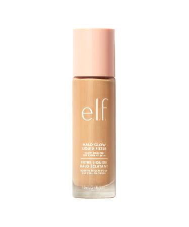 e.l.f. Halo Glow Liquid Filter, Complexion Booster For A Glowing, Soft-Focus Look, Infused With Hyaluronic Acid, Vegan & Cruelty-Free, Medium/Tan