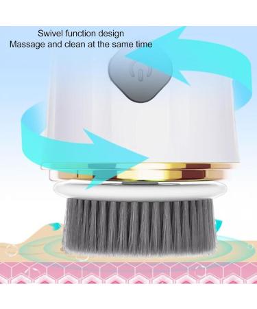 Electric Face Scrubber Exfoliation with Rotating Function 2 Speeds Waterproof Design Deep Cleansing and Exfoliation for Facial Care Perfect for Travel - Buy Online on SooperMarket.com