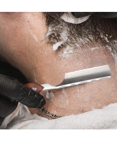 Stainless Steel Cut Throat Razor Kit for Men - Single Edge Shaving Blades Ideal for Barber, Home & Salon Use - Straight Razor Gift Set - Buy Online on SooperMarket.com