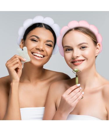 Jexine 8 Pcs Cute Spa Headbands for Women - Non Slip Terry Cloth Makeup Hair Band - Buy Online on SooperMarket.com