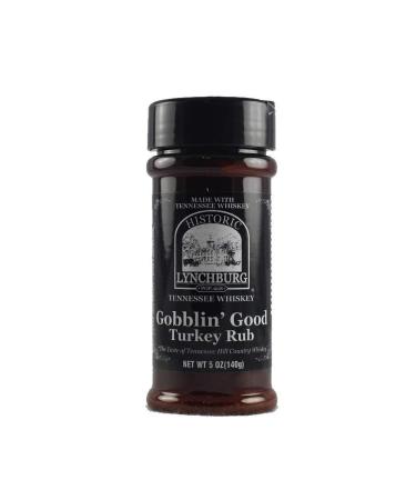 Historic Lynchburg Tennessee Whiskey Gobblin Good Turkey Rub 5 Oz. Jar 5 Ounce (Pack of 1)