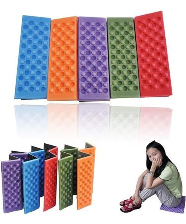 STKYGOOD Camping Foam Pad Waterproof XPE Foam Seat Camping seat pad for Picnic  Hiking  Backpacking  Mountaineering  Trekking (5PCS-Blue/Red/Purple/Orange/Green) - Buy Online on SooperMarket.com