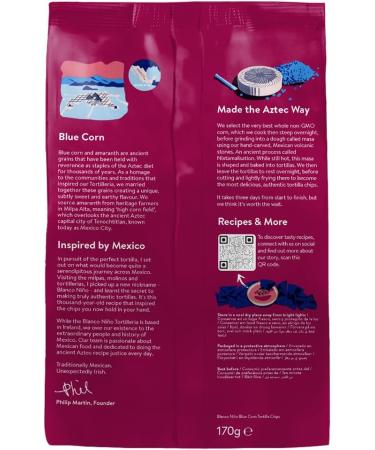 Blanco Ni o - Traditional Tortilla Chips - Blue Corn - 8 x 170g - Buy Online on SooperMarket.com