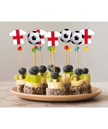 England Football Party Food & Cupcakes Picks Decorations Toppers Euro World Cup (pack of 14) - Buy Online on SooperMarket.com