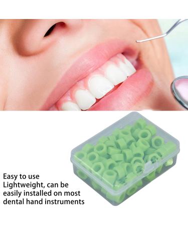 Dental Code Rings - 100 Pieces Silicone Color Coding for Dental Clinics | Odontologia Instrument Accessories (Green) - Buy Online on SooperMarket.com