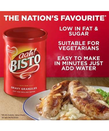 Bisto Gravy Granules Set - Chicken & Beef Flavours with Beech Wooden Solid Spoon Great for cooing roast yorkshire and veg. - Buy Online on SooperMarket.com