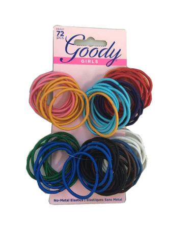Goody Girls Ouchless Elastics 2mm - 72 Count Assorted Colors - Pack of 1 - Buy Online on SooperMarket.com