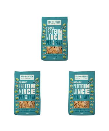Profusion Organic Vegan Pea and Fava Protein Mince 125g 9.8 x 11.8 inches (Pack of 3) 125 g (Pack of 3)