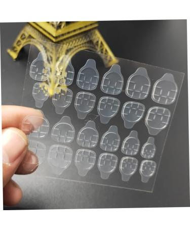 30 Sheets Nail Adhesive Tabs Nail Glue Stickers Double Sided Nail Jelly Glue for Manicure Decoration. - Buy Online on SooperMarket.com