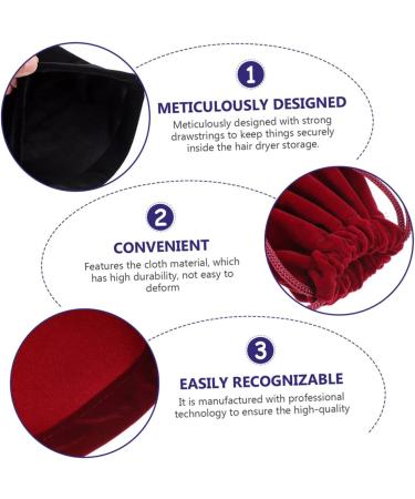 Healeved 12 Pcs Storage Bag Drawstring Jewelry Pouches Blow Dryer Bag Hair Dryer Carrier Bags Fabric - Buy Online on SooperMarket.com