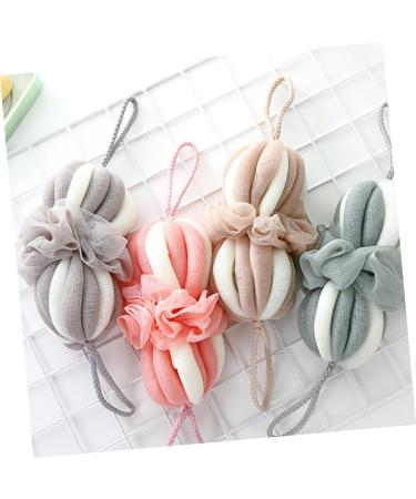 NOLITOY 3pcs Bath Sponges - Exfoliating Loofahs & Shower Scrubs for Adults | Cute Body Wash Pouf - Ideal for All Skin Types - Buy Online on SooperMarket.com