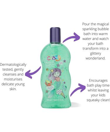 Kids Stuff Crazy Soap Magical Sparkling Bubble Bath - Dermatologically Tested, Vegan, Cruelty Free | 300ml - Buy Online on SooperMarket.com
