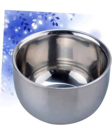 Buy Housoutil Stainless Steel Shaving Bowl | Shave Bowl with Lids for Shaving Cream & Soap | Perfect Mixing Bowl for Rich Lather - Buy Online on SooperMarket.com