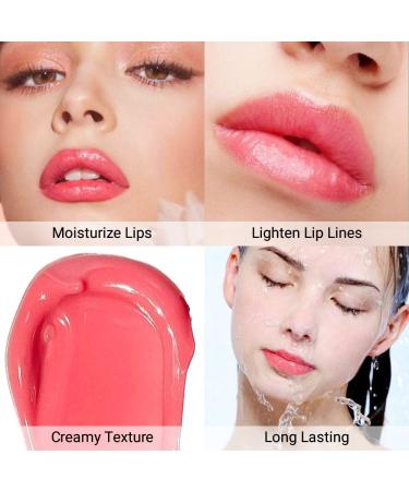 6Pcs Aloe Vera Tinted Lip Balms PH Lip Color Changing Lipstick Set - Long Lasting Korean Mood Lip Tint Gloss for Women & Girls - Buy Online on SooperMarket.com