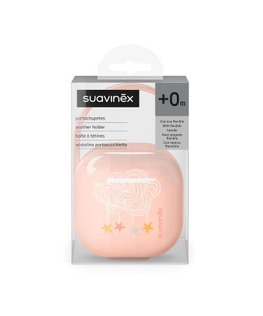 Buy Suavinex Pacifier Holder & Box for 2 Pacifiers - Pink Dreams | Ideal Baby Storage Solution - International Shipping Available - Buy Online on SooperMarket.com