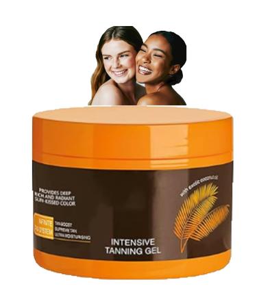 Intensive Tanning Gel Tanning Gel Natural Tanning Accelerator Cream Gel Intensive Tanning Luxe Gel Accelerator Cream Gel Tanning Cream for Sunbeds & Outdoor Sun
