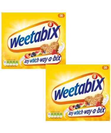 Breakfast Cereal Bundle with Weetabix Original 36's (2 Pack)
