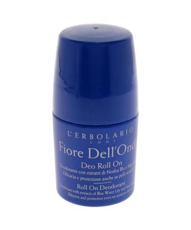 LErbolario Roll-On Deodorant Fiore Dell'Onda 1.7 oz - Roll-on Deodorant - Floral Scent - Natural Ingredients - For All Skin Types - Cruelty-Free - Buy Online on SooperMarket.com