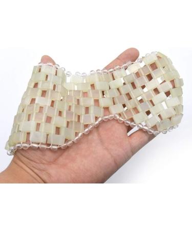 Natural Jade Sleep Mask for Hot and Cold Therapy - Reduce Puffy Eyes, Sinus & Headaches - Buy Online on SooperMarket.com