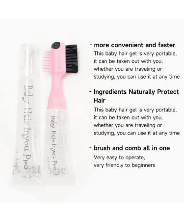 Bilisar Edge Control Hair Gel Kit | Extreme Strong Hold and Natural Formula | Refillable Pocket Size | Long Lasting | No Residue | Women's Hair Gel (30ml) - Buy Online on SooperMarket.com