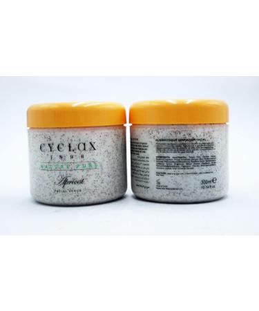Cyclax Apricot Facial Scrub 300ml - Pack of 3 | Exfoliating Face & Body Care | International Shipping - Buy Online on SooperMarket.com