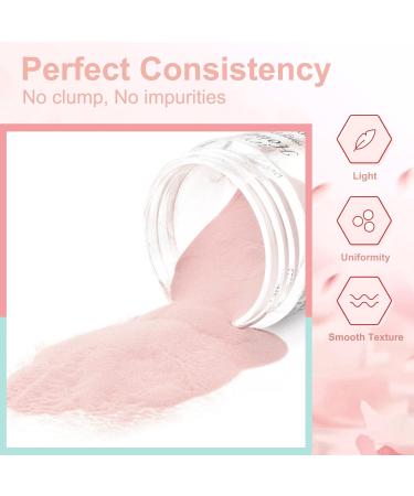 Acrylic Nail Powder Set - 4 Colors (Clear, French White, Nude, Pink) for Nail Extension & 3D Carving - Professional Polymer Colored Acrylic Powder - 28g - UK - Buy Online on SooperMarket.com