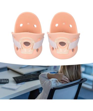 2Pcs Adjustable Size Fixed Neck Brace Cervical Spine Protector Multifunctional Rigid Cervical Neck Collar for Reducing Cervical Vertebrae Pressure and Relieve Neck Discomfort - Buy Online on SooperMarket.com