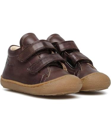 Naturino Cocoon VL Leather First-Steps Shoes - 4.5 UK Brown - Buy Online on SooperMarket.com