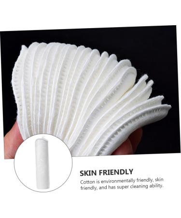 Buy Minkissy 2 Sets Cotton Round Makeup Remover Pads - Pure White Cotton Face Sheets | International Shipping Available - Buy Online on SooperMarket.com