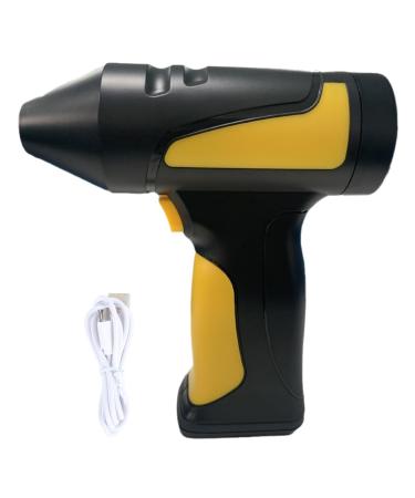 Portable Air Cleaner Handheld Duster Cordless Electric Powerful High Speed Adjustable Airflow Rechargeable Jet Blower Dust Black