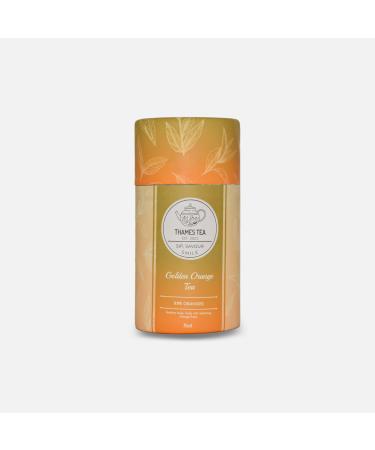 Thames Tea | Premium Selection of Flavoured Tea | Luxury British Tea Experience | Loose Leaf Tea | Fruit & Herbal Tea | Loose Tea | Tubebox (Golden Orange Tea)