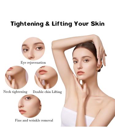 4-in-1 Facial Skin Tightening Massager for Firming & Rejuvenation - Ideal Gift for Mom (Pink) - Buy Online on SooperMarket.com