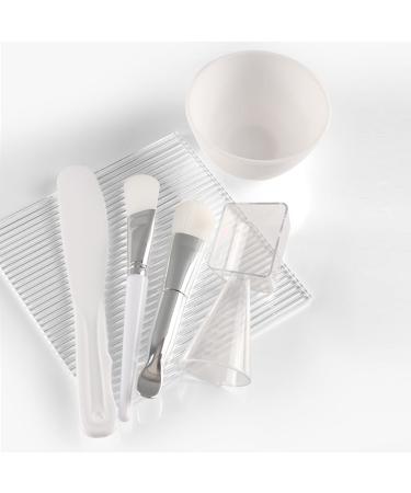 DIY Facial Mask Tool Face Mask Mixing Bowl Set Silicone Brush Soft Bristle Brush Mixing Bowl Spatula Measuring Cup Set 5 IN 1 Face Mask Tool Kit for DIY Clay Mask