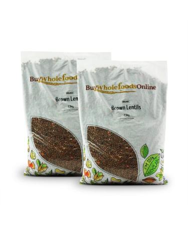 Organic Brown Lentils 5kg (BWFO)