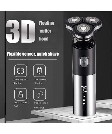 Men s 4-in-1 Electric Shaver & Grooming Kit | Cordless Wet Dry Rotary Shaver | USB Fast Charging & LED Display | International Shipping Available - Buy Online on SooperMarket.com