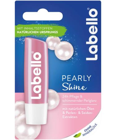 Labello Pearly Shine Lip Balm 4.8g - Shimmering Finish & Intensive Care | Mineral Oil-Free | International Shipping - Buy Online on SooperMarket.com