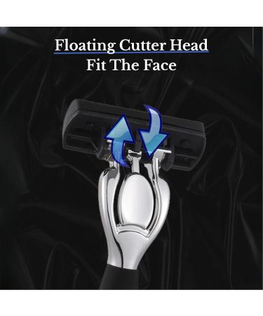 Upgrade 7-Blade Razor for Men - Precision Trimmer & Dual Lubrication | 1 Handle + 12 Refills for Ultimate Comfort - Shop Internationally - Buy Online on SooperMarket.com