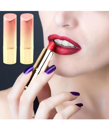 5-Piece 3.5g Gradient Pink Lipstick Tubes - Refillable DIY Lip Balm Containers - Buy Online on SooperMarket.com